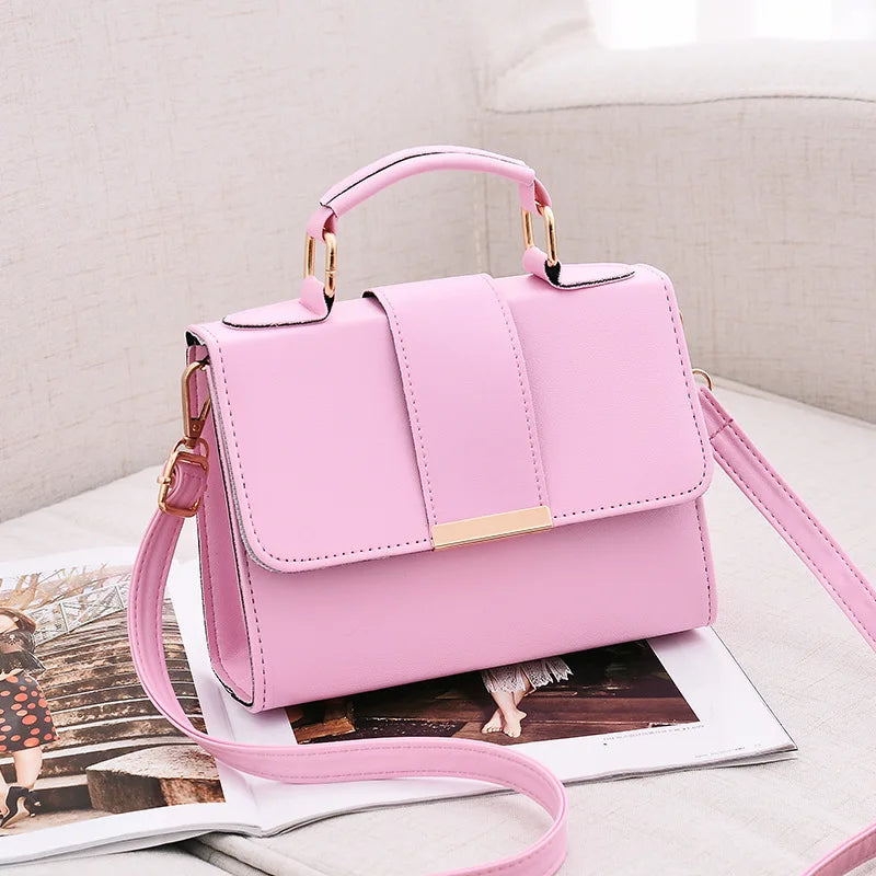 Elegant Structured PU Leather Handbag for Women