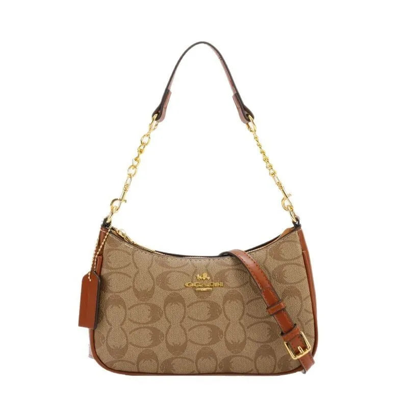 Chic Monogram Chain Shoulder Bag