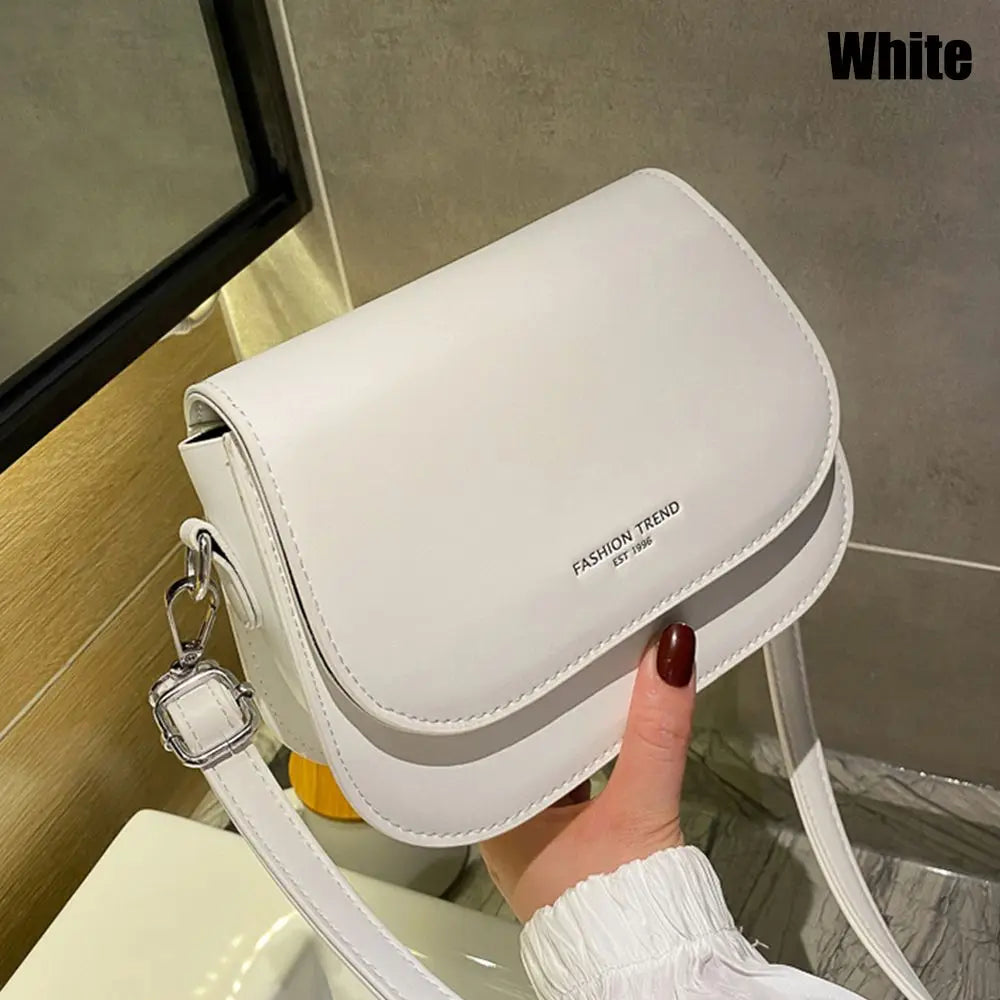 Trendy Soft Leather Crossbody Bag | Modern Women's Flap Purse