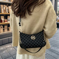 Trendy Monogram Chain Shoulder Bag