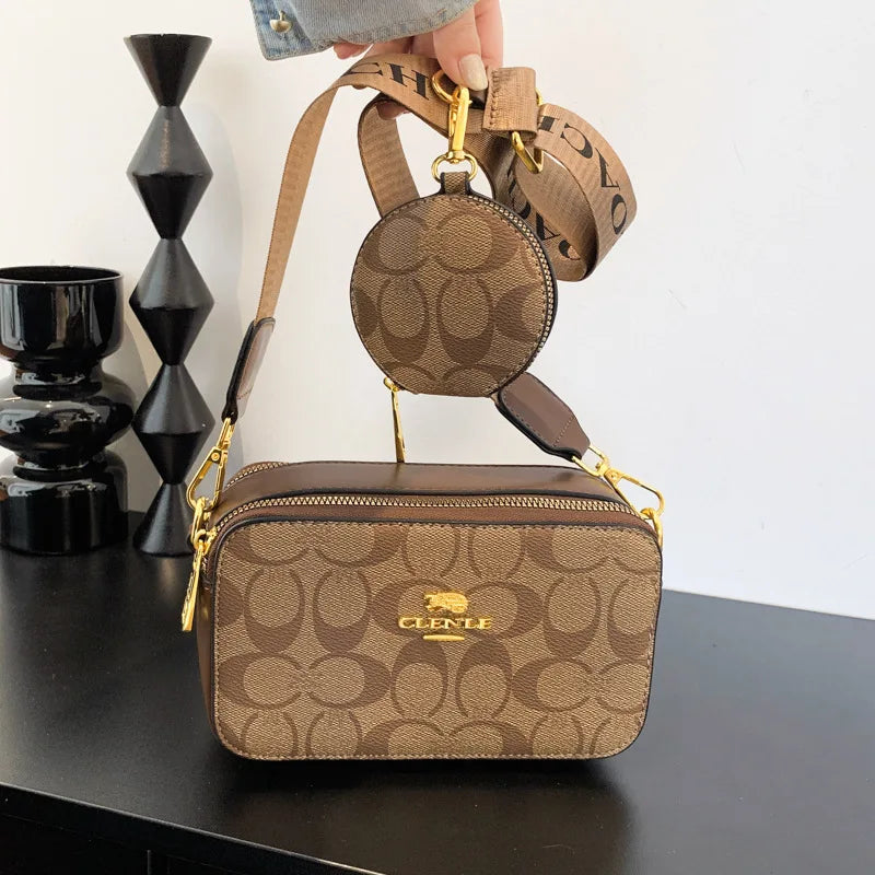 Classic Monogram Camera Bag & Mini Pouch Set