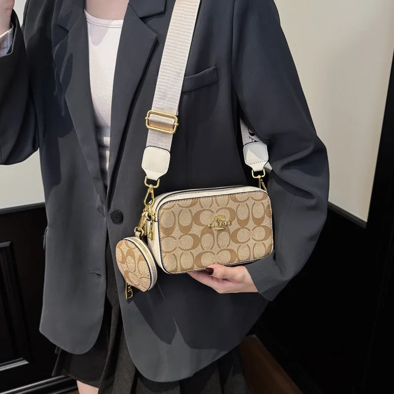 Classic Monogram Camera Bag & Mini Pouch Set