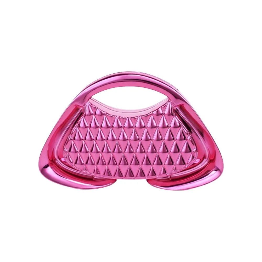 Glamorous Metallic Gold Statement Evening Clutch & Handbag