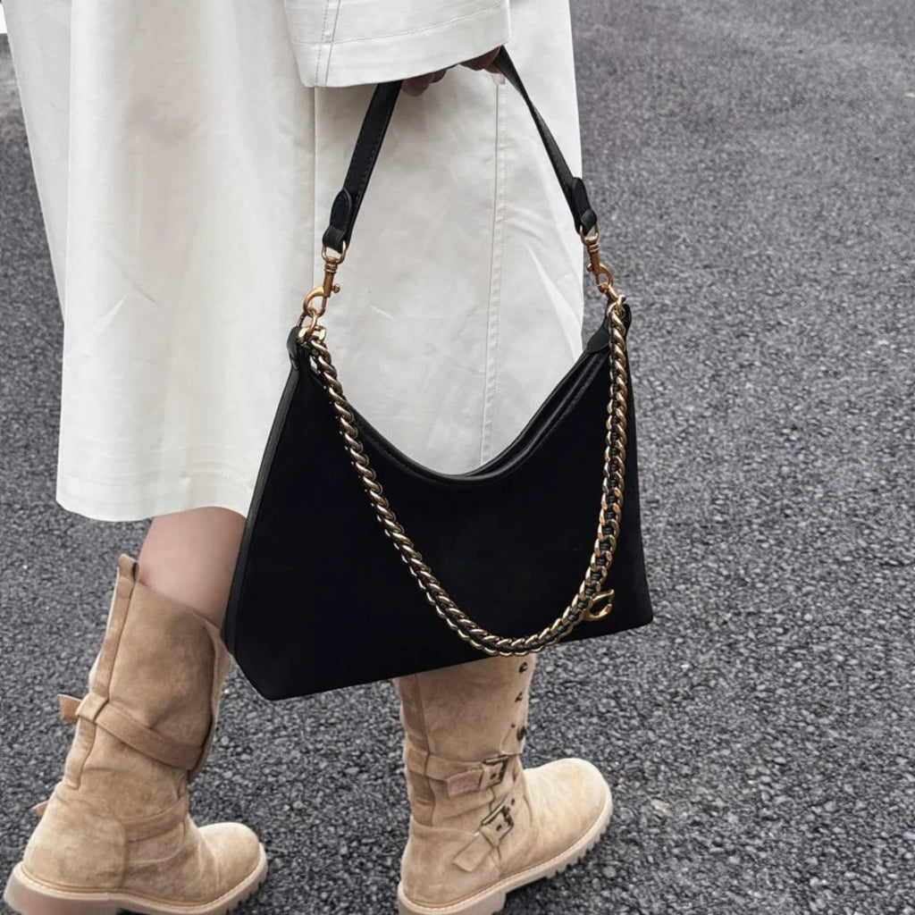 The Ultimate Designer-Inspired Chain Hobo Bag You Need 👜
