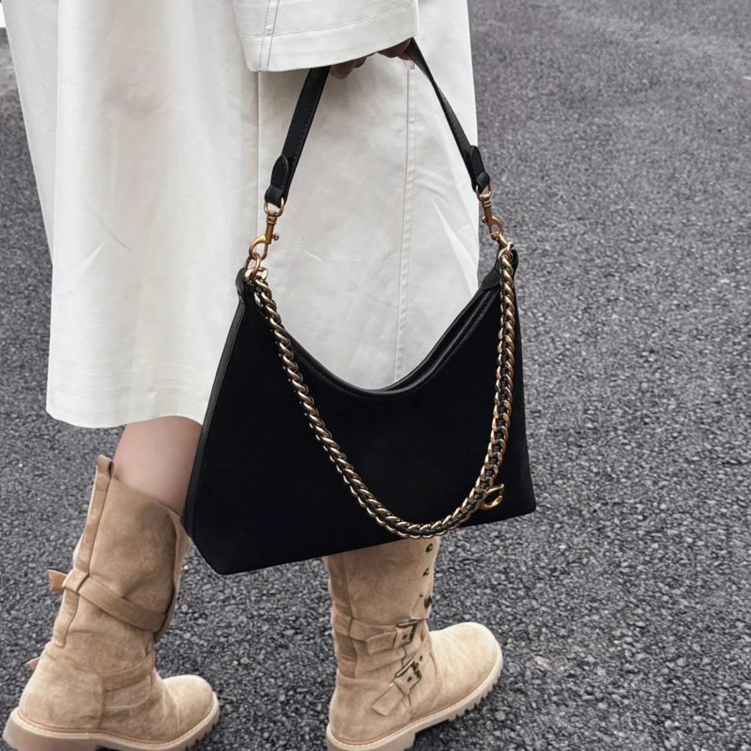 The Ultimate Designer-Inspired Chain Hobo Bag You Need 👜