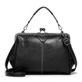 Aura Vintage Kiss-Lock Top-Handle Handbag