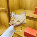 Luxury Monogram Pattern Shoulder Bag & Crossbody Purse with Matching Charm