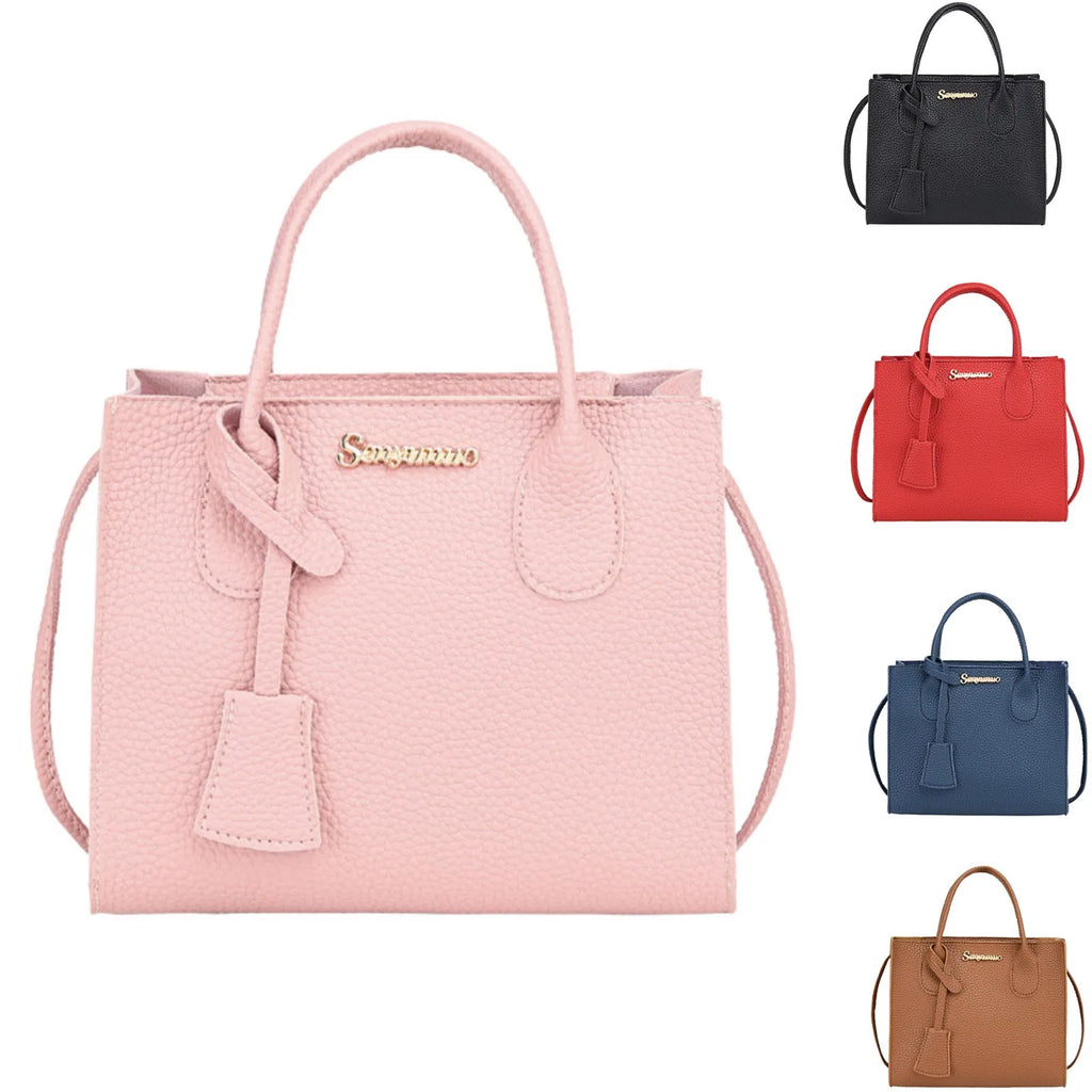 Elegant Navy Blue Mini Tote - Chic Everyday Handbag