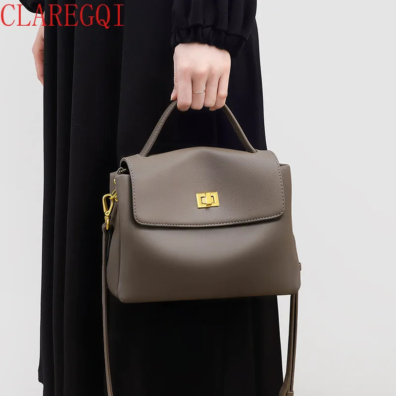 Classic Twist-Lock Top-Handle Handbag & Casual Crossbody Bag