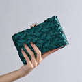 Luxury Interwoven Fabric Bridal / Party Prom Clutch Purse for Women