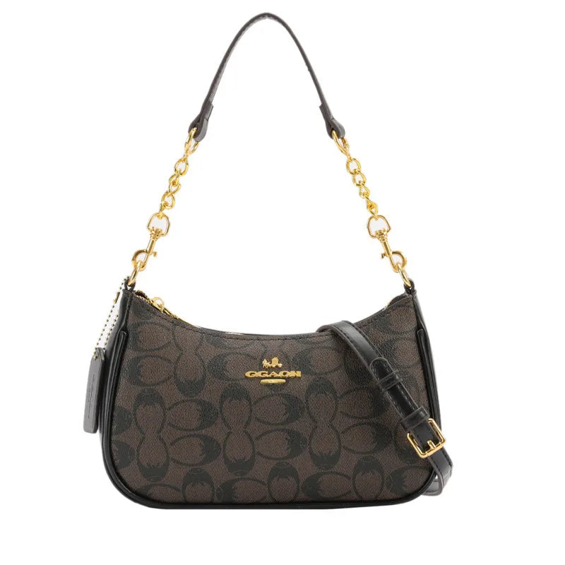 Chic Monogram Chain Shoulder Bag