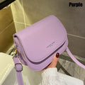 Trendy Soft Leather Crossbody Bag | Modern Women's Flap Purse