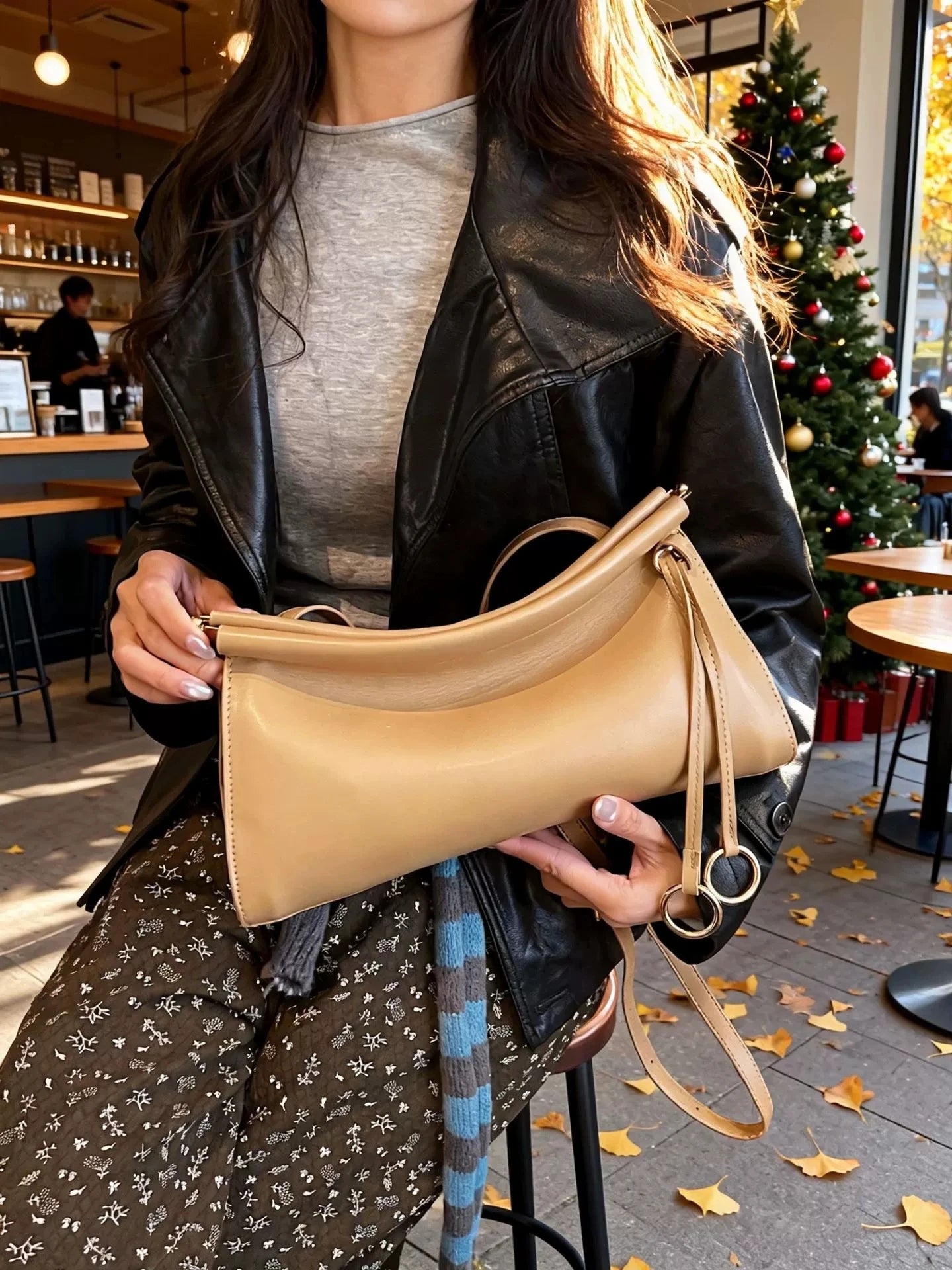 Minimalist Soft PU Leather Slouchy Crossbody Bag | Chic Everyday Shoulder Bag