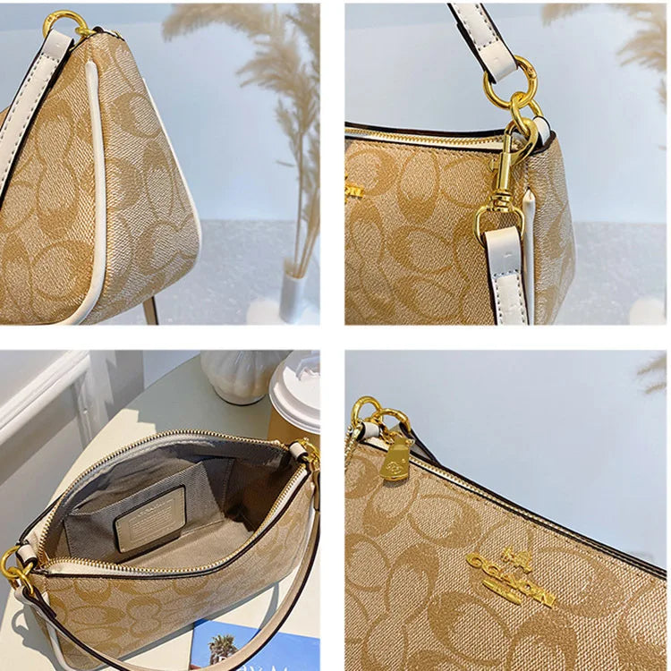 Classic Monogram Signature Pattern Shoulder & Crossbody Bag