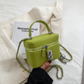 Premium PU Leather Mini Vanity Case / Crossbody Shoulder Bag