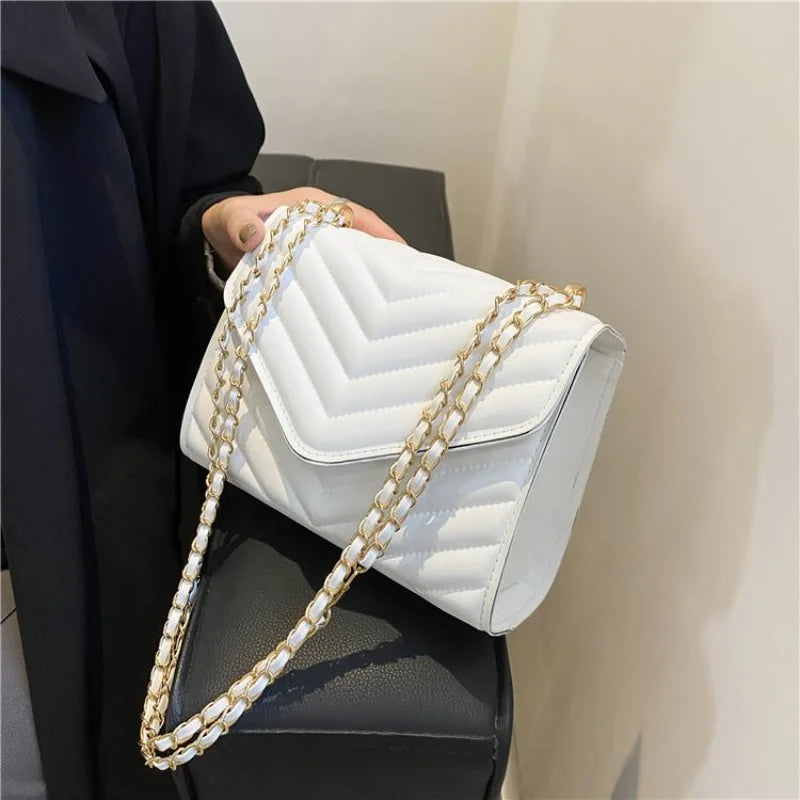 Elegant Flap crossbody Bag & Luxury PU Leather Handbag for Women