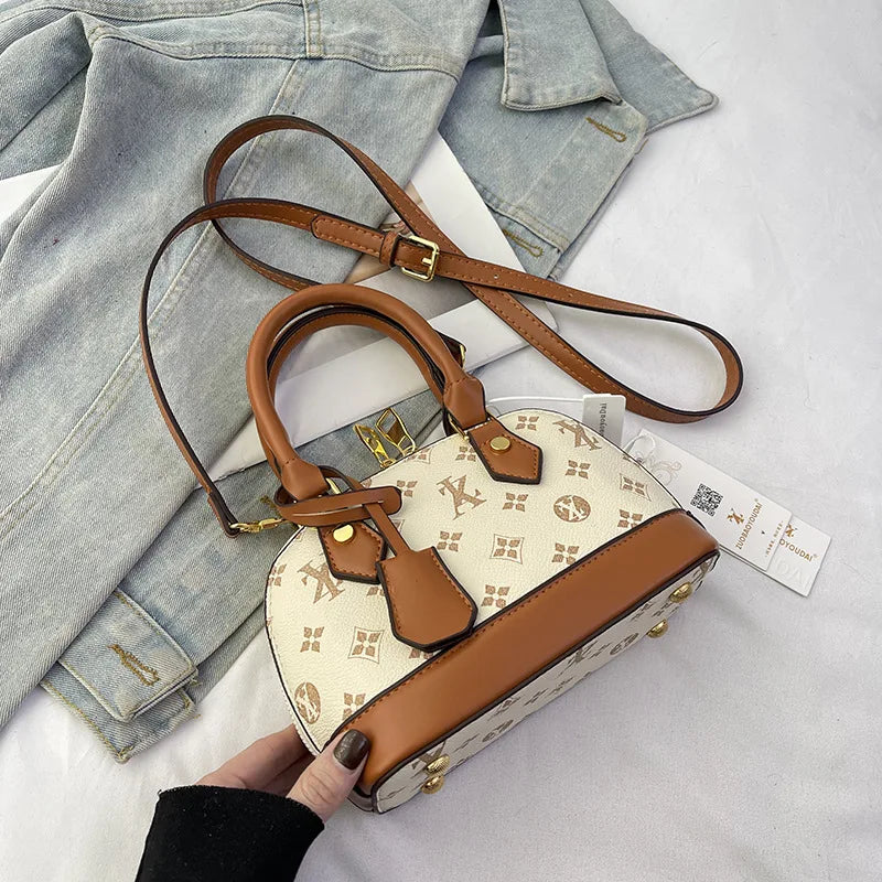 Mini Monogram Alma Dome Handbag - Vintage Canvas Crossbody & Shoulder Bag for Women