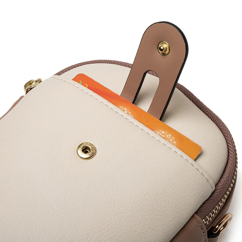Prettyzys Women PU Leather Mini Crossbody Bag – Small Shoulder Bag & Cell Phone Purse with Adjustable Strap