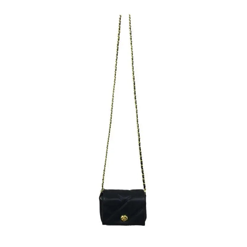 Chic Quilted Chain Strap Mini Crossbody Bag