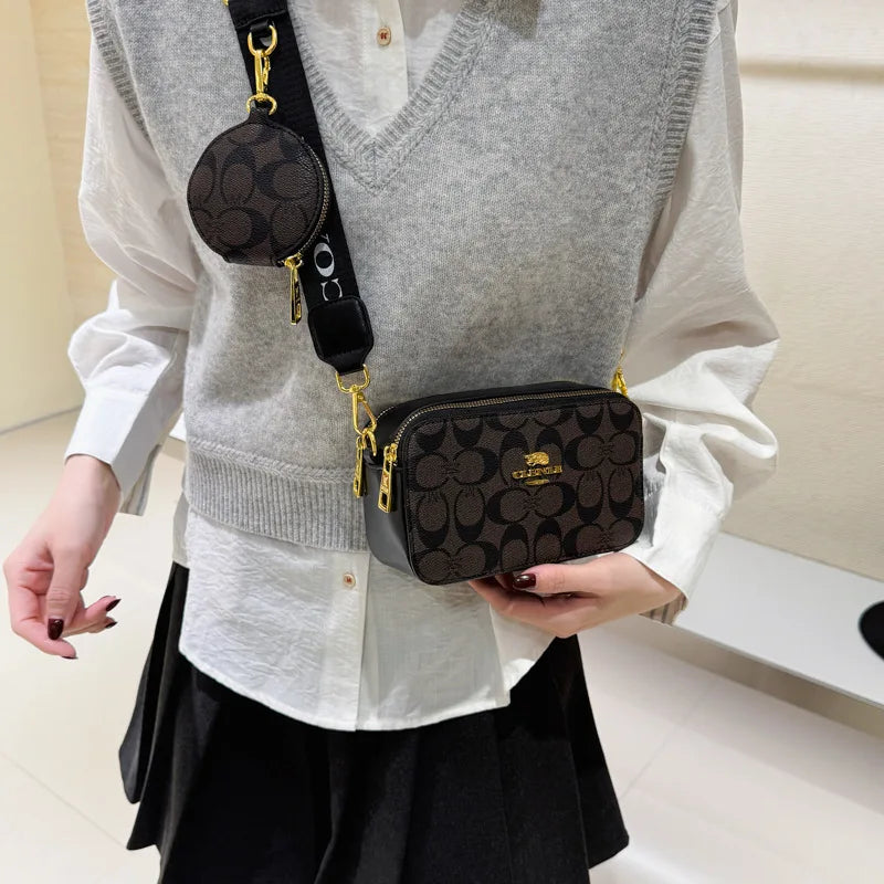 Classic Monogram Camera Bag & Mini Pouch Set
