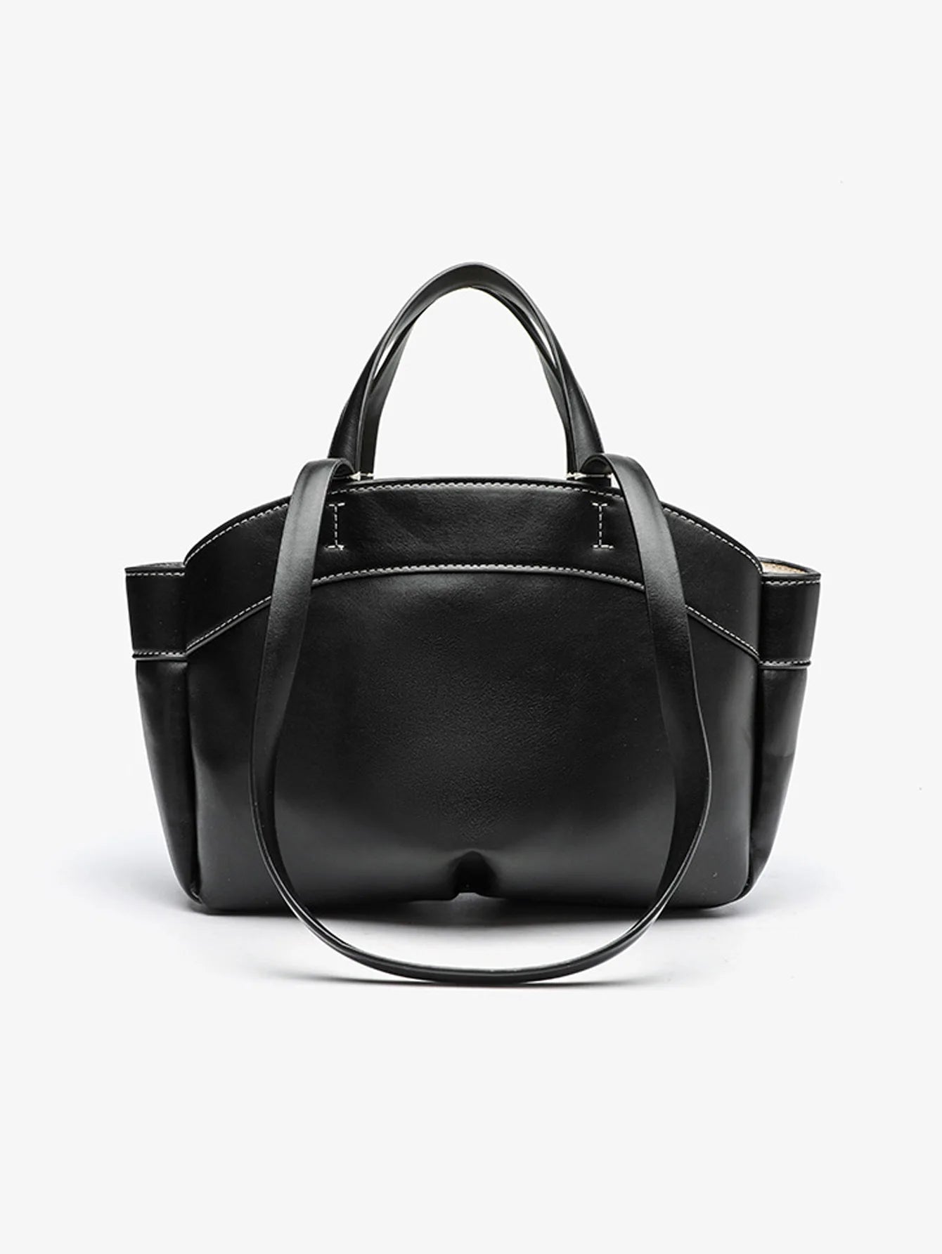Elegance Redefined: Rich Maroon Structured Tote & Shoulder Bag