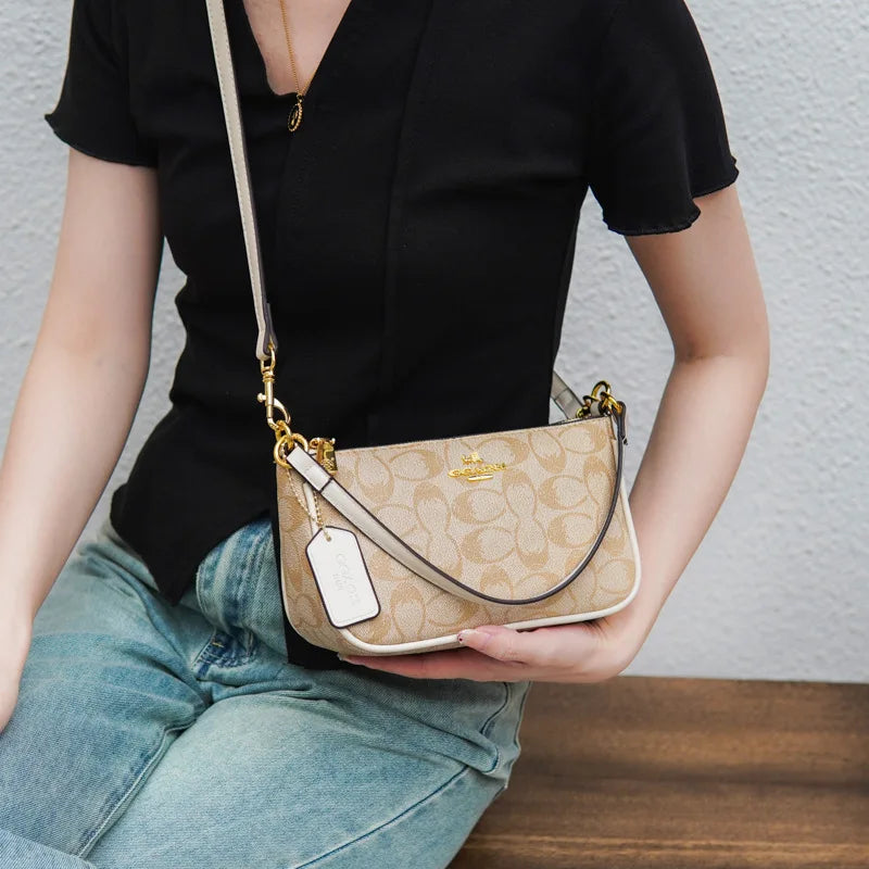 Classic Monogram Signature Pattern Shoulder & Crossbody Bag