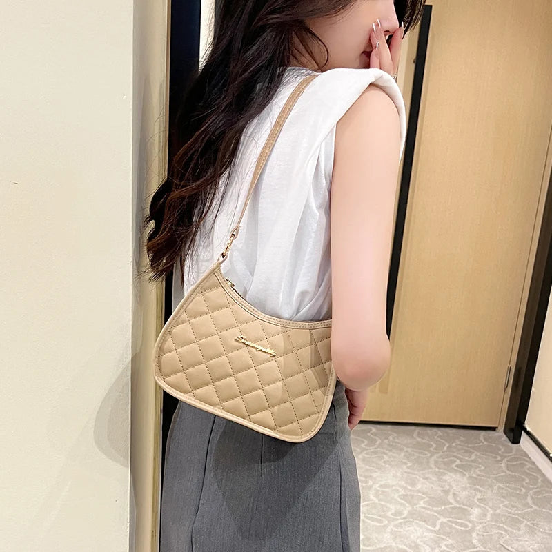 Aesthetic Pastel Pink Quilted Shoulder Bag | Soft Girl & Coquette Aesthetic Mini Purse 💕