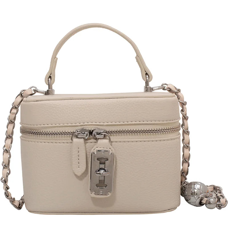 Premium PU Leather Mini Vanity Case / Crossbody Shoulder Bag