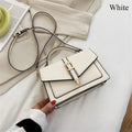 Elegant Buckle-Detail Top Handle Satchel & Crossbody Bag