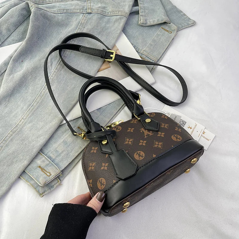 Mini Monogram Alma Dome Handbag - Vintage Canvas Crossbody & Shoulder Bag for Women