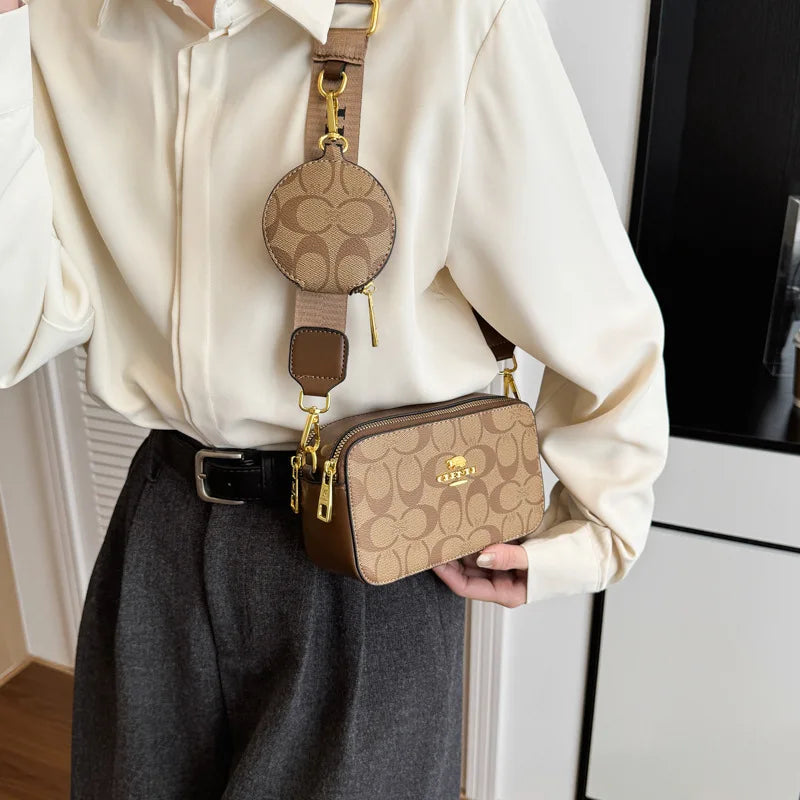 Classic Monogram Camera Bag & Mini Pouch Set