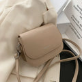 Aura Bags Chic Pastel Lavender Crossbody Bag with Flap Closure
