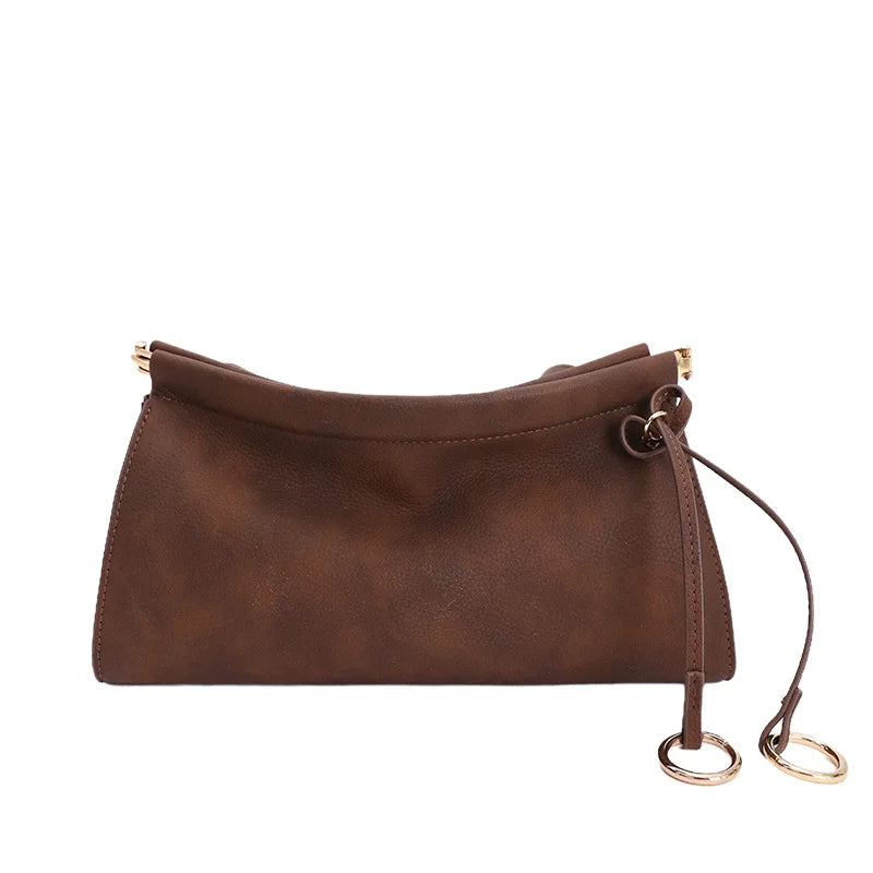 Minimalist Soft PU Leather Slouchy Crossbody Bag | Chic Everyday Shoulder Bag