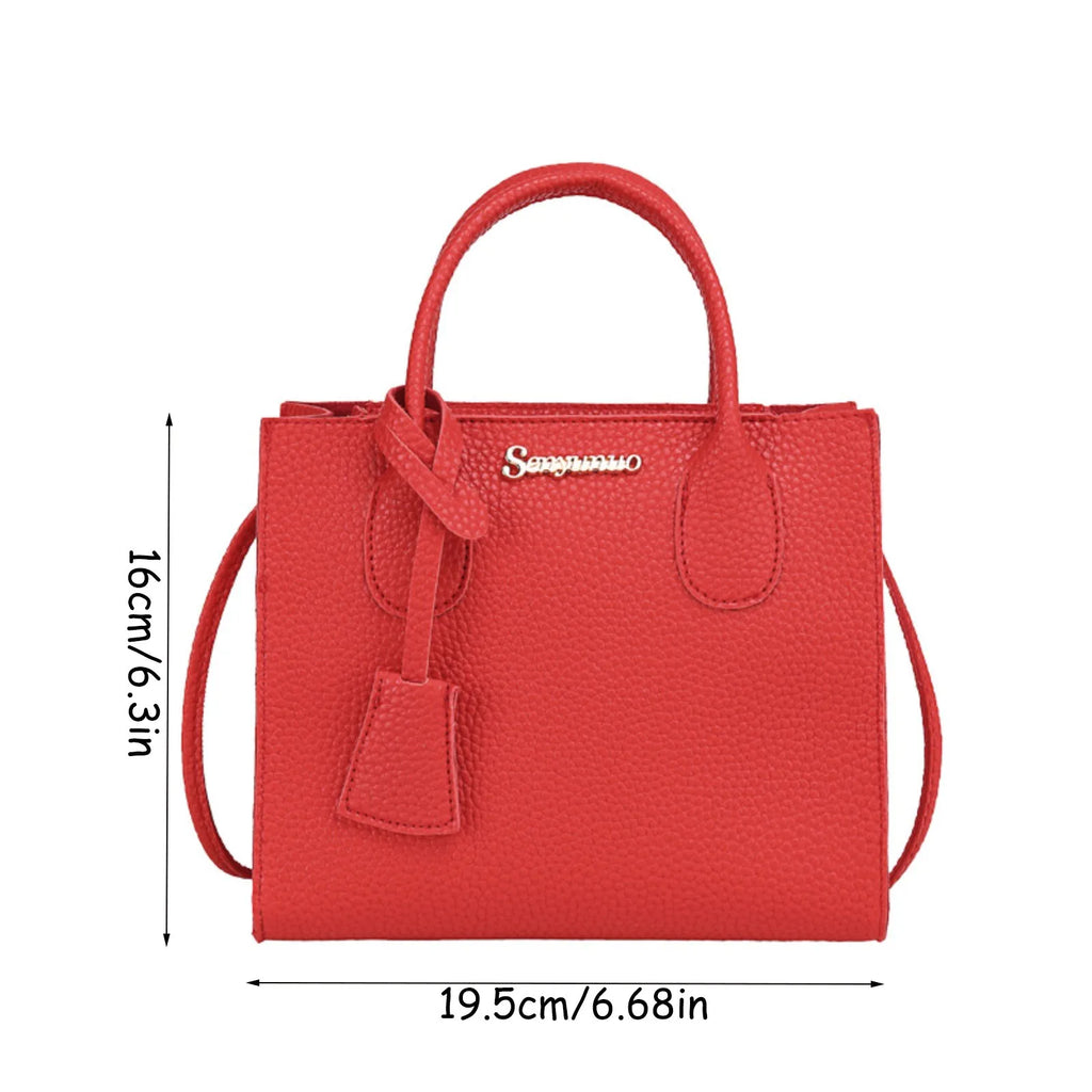 Elegant Navy Blue Mini Tote - Chic Everyday Handbag