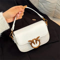 Luxury Love Birds Buckle Flap Shoulder Bag & Crossbody Handbag