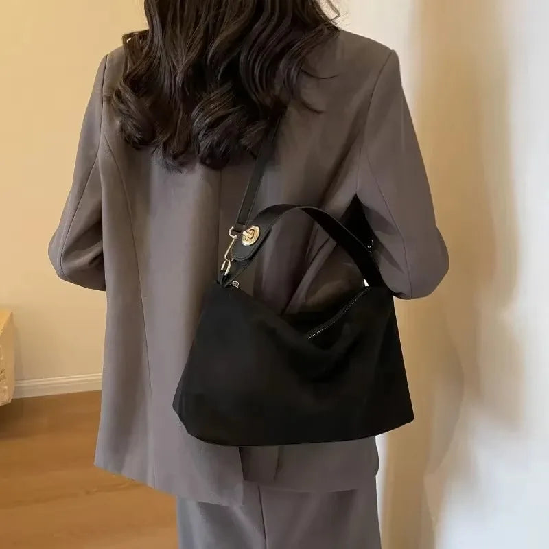 Casual Slouchy Suede Top Handle & Crossbody Shoulder Bag