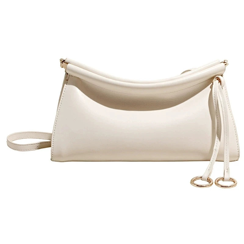 Minimalist Soft PU Leather Slouchy Crossbody Bag | Chic Everyday Shoulder Bag