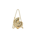 Statement Nautilus Shell Hard-Case Evening Bag