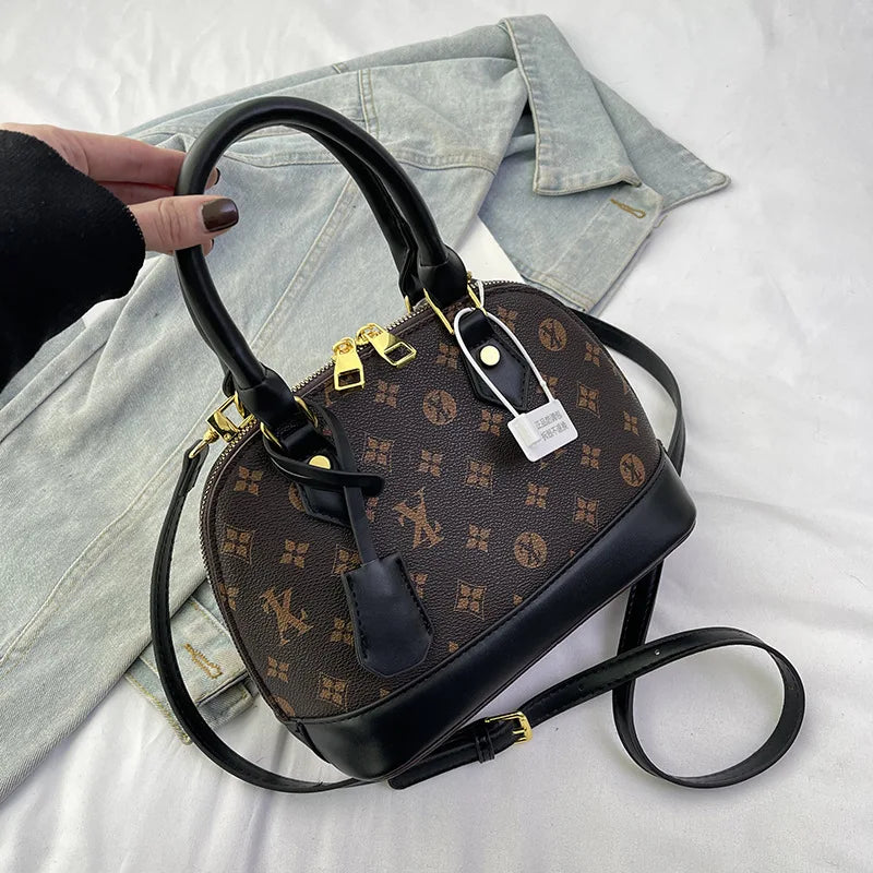 Mini Monogram Alma Dome Handbag - Vintage Canvas Crossbody & Shoulder Bag for Women