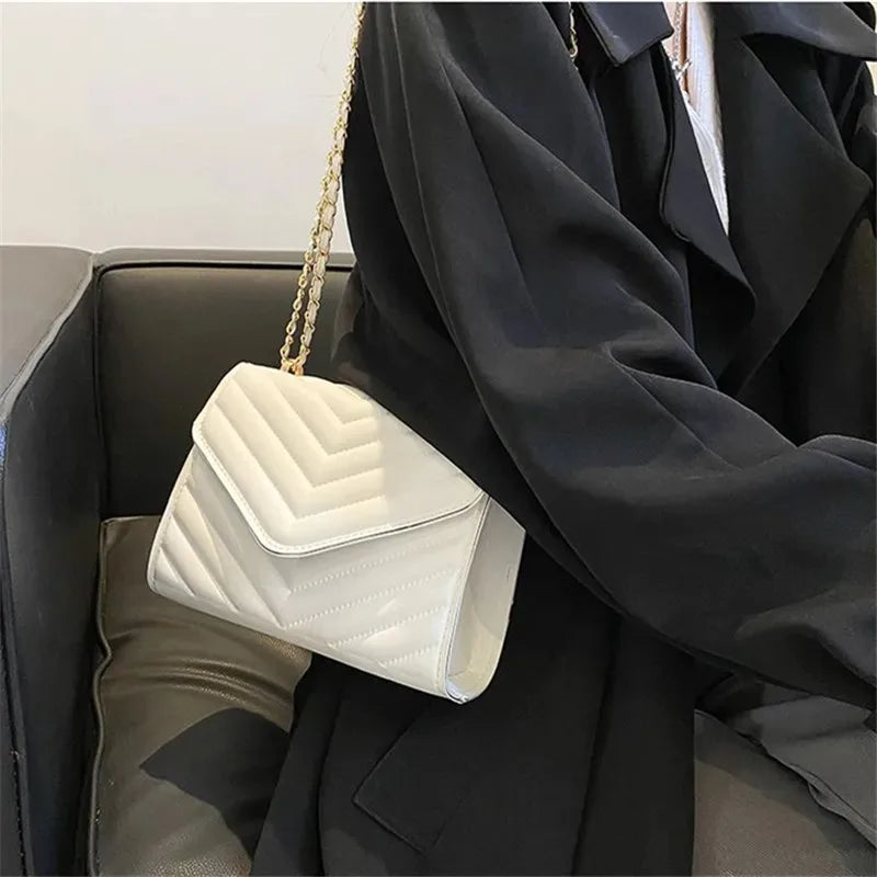 Elegant Flap crossbody Bag & Luxury PU Leather Handbag for Women