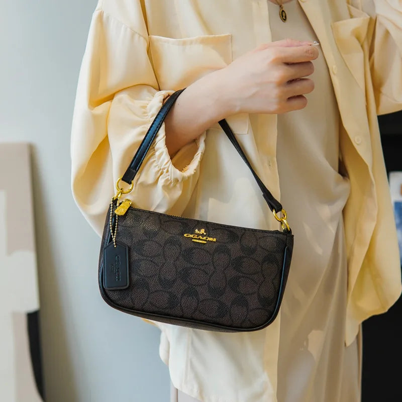 Classic Monogram Signature Pattern Shoulder & Crossbody Bag