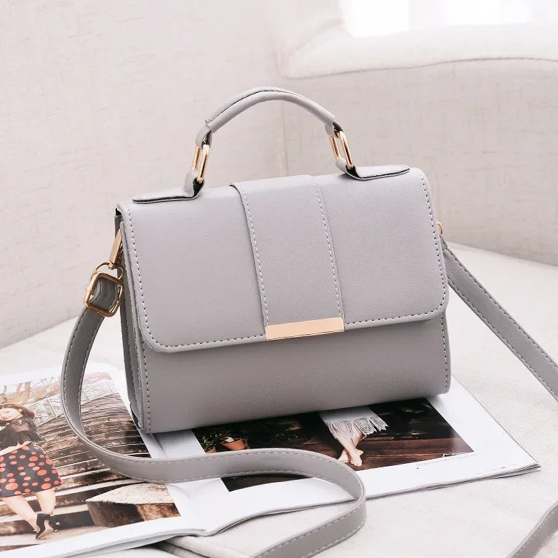Elegant Structured PU Leather Handbag for Women