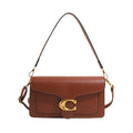 Luxury Leather Flap Shoulder Bag – Classic C-Hardware Crossbody Purse for Women