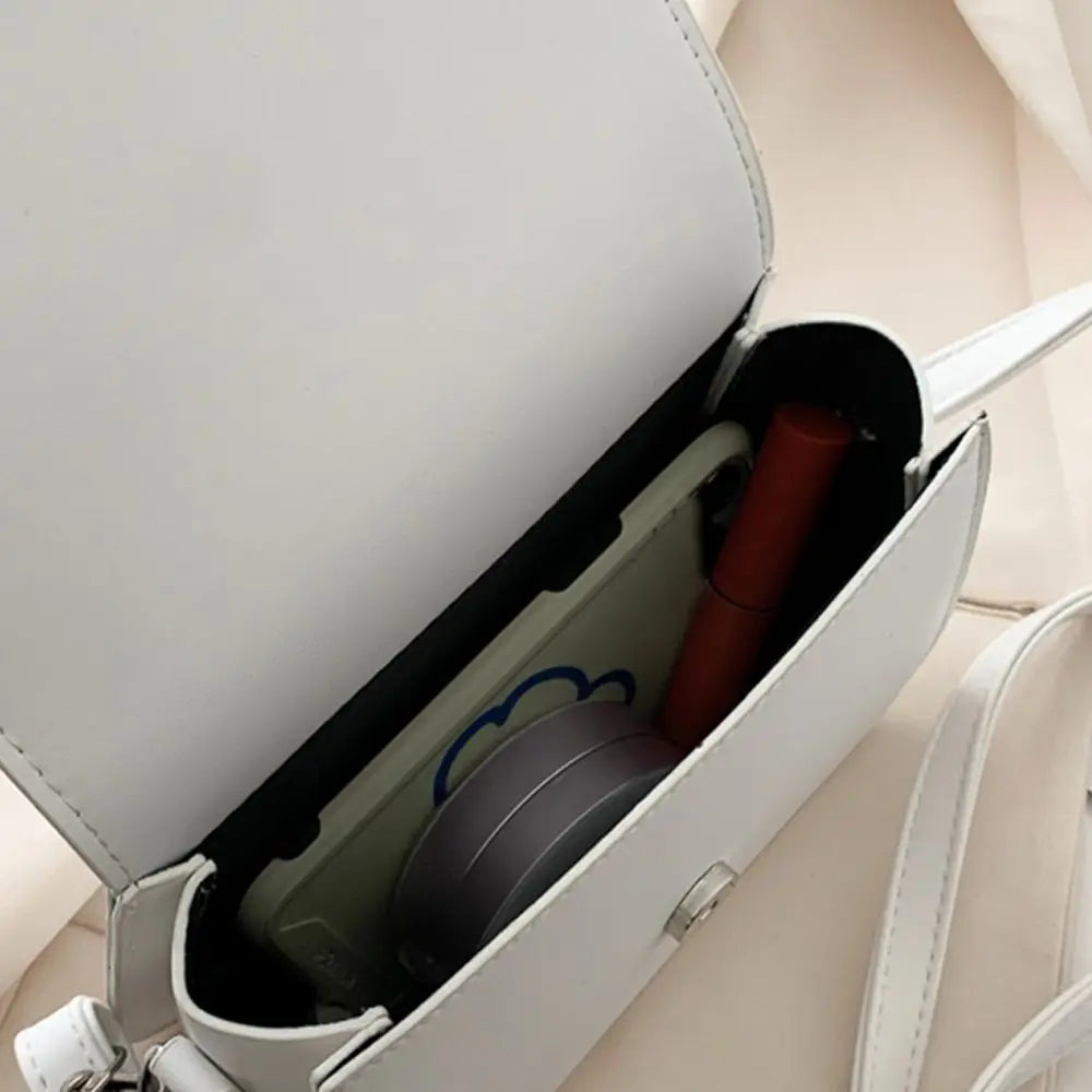Trendy Soft Leather Crossbody Bag | Modern Women's Flap Purse
