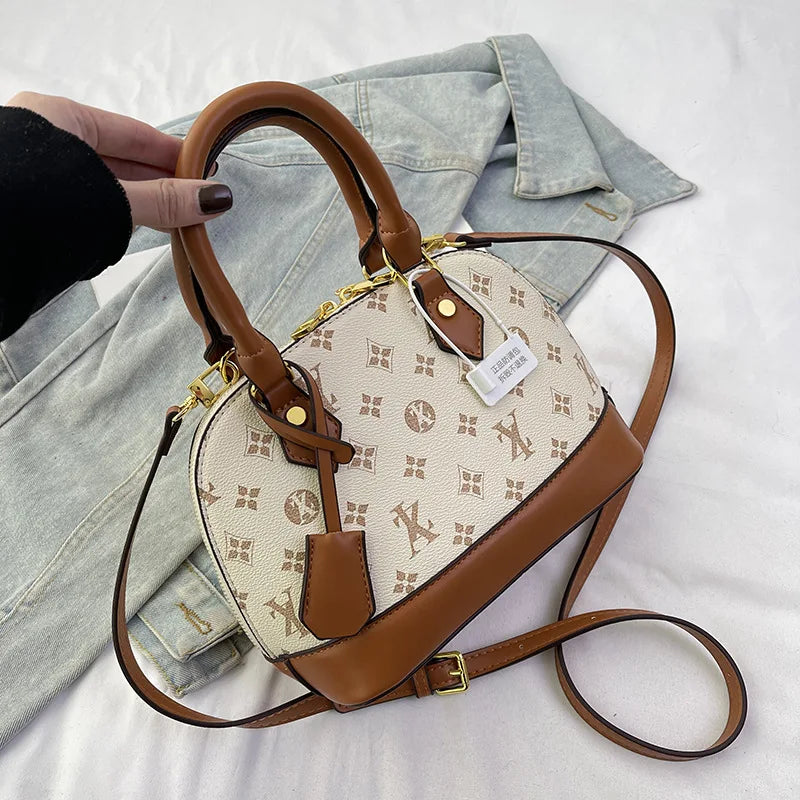 Mini Monogram Alma Dome Handbag - Vintage Canvas Crossbody & Shoulder Bag for Women