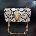 Punk Rock Gothic Style Top Handle Handbag with Studs