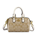 Premium Brown Monogram Handbag & Crossbody Satchel for Women