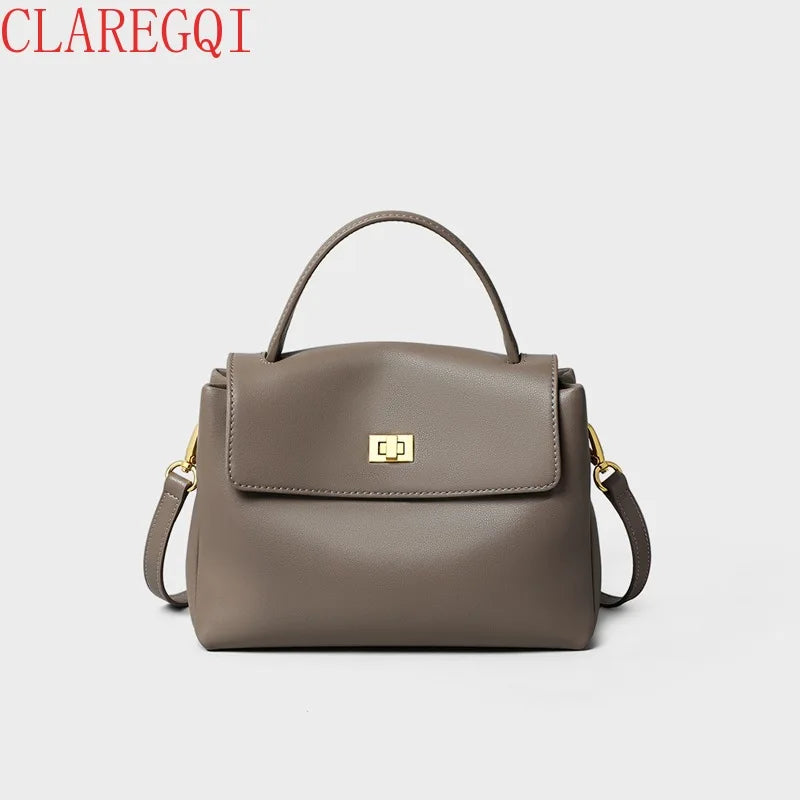 Classic Twist-Lock Top-Handle Handbag & Casual Crossbody Bag