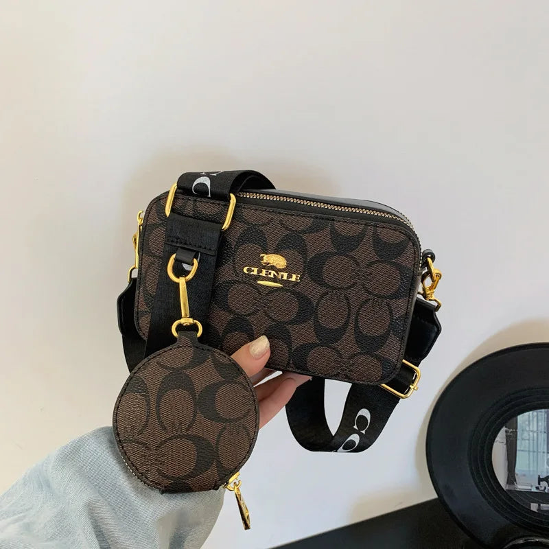 Classic Monogram Camera Bag & Mini Pouch Set