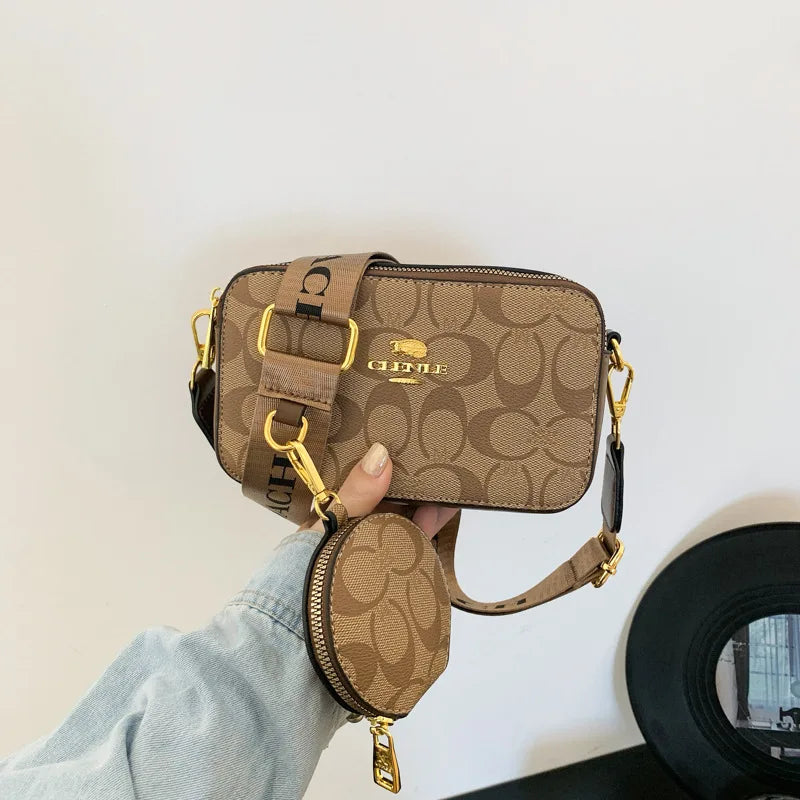 Classic Monogram Camera Bag & Mini Pouch Set